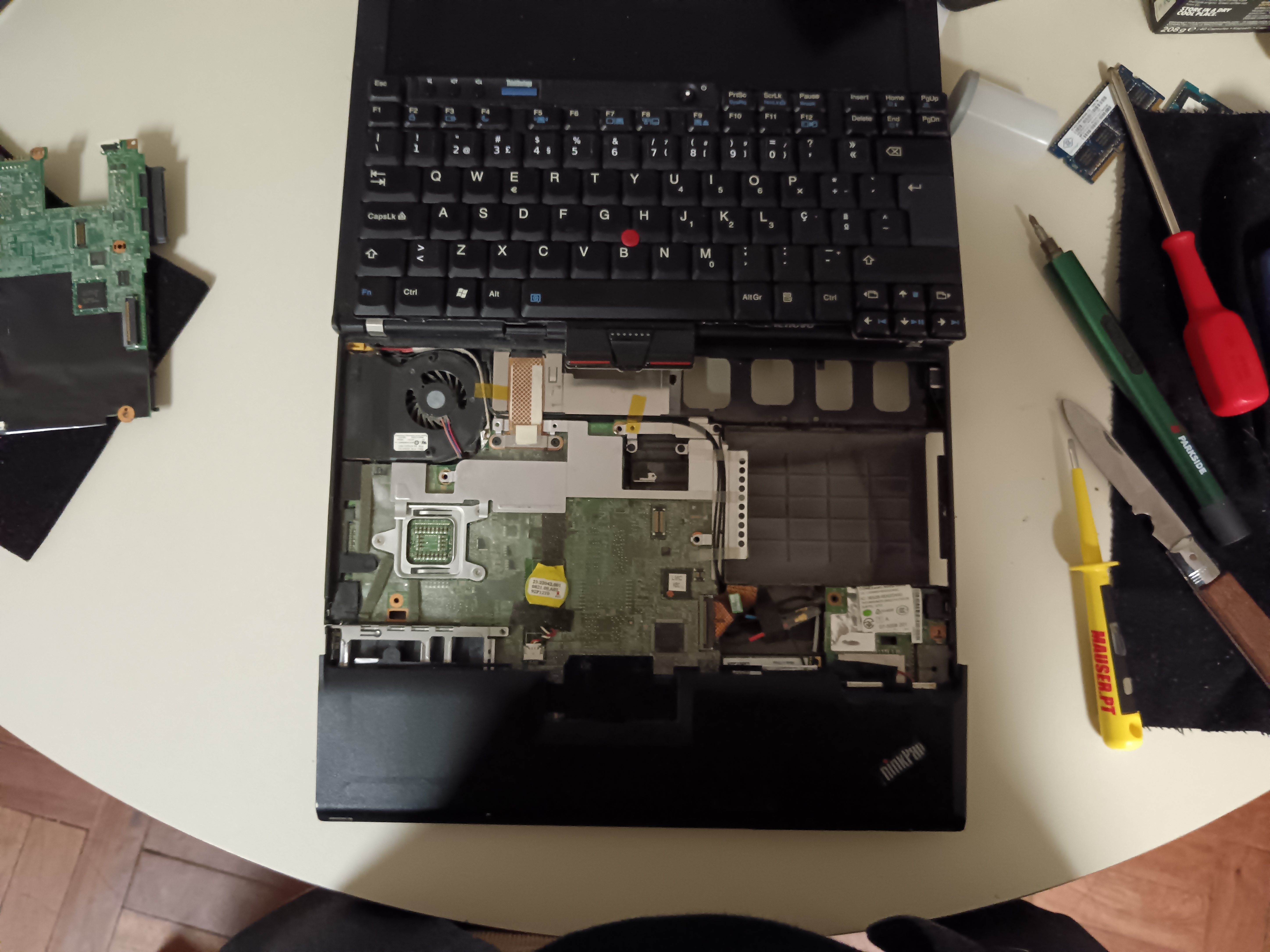Tore down X200